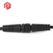 Draht-Nylon-M12-Stift mit Kabel-Rundstecker-Buchse