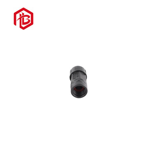 IP68 3-poliger M12-Plattenmontage wasserdichter Kunststoff-Steckverbinder