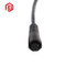 Industrieller runder IP67 wasserdichter M12 Nylon-4-Pin-Stecker