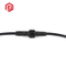 12-mm-Kabel LED-Anschluss 4-poliger Stecker für elektrische Verbindungskabel