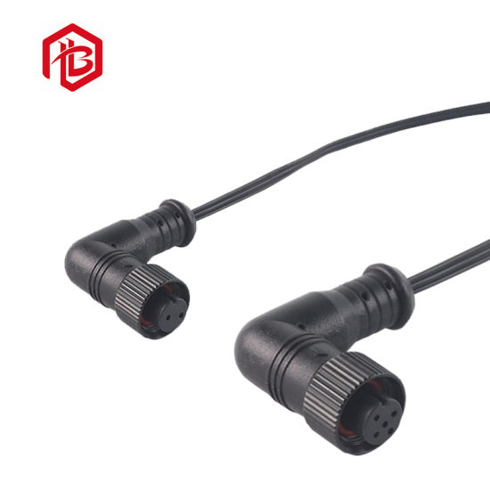 M12 Right Angel 2-5pin IP67 IP68 wasserdichter Stecker