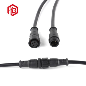 China Herstellung M15 wasserdichter Stecker 2 Pin Stecker und Buchse