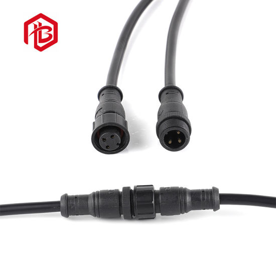China Herstellung M15 wasserdichter Stecker 2 Pin Stecker und Buchse