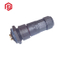 3pin 4pin K19 Schraubklemmen-Montagekabel IP67/IP68 Stecker