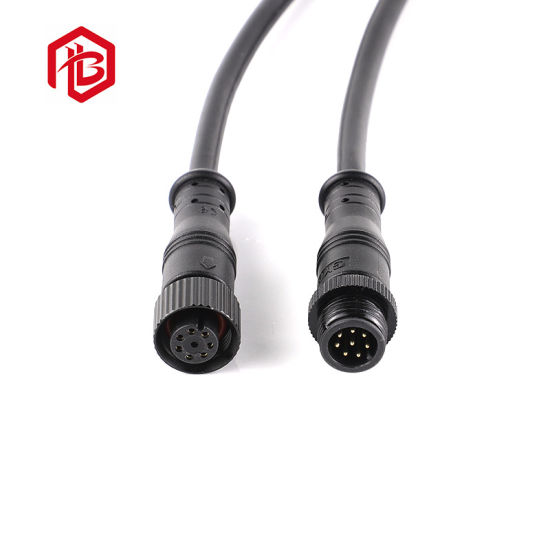 Bett Weit Anwendungsbereich Metall M12 2 Pin IP68 wasserdichter Stecker