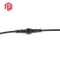 LED-Stromstecker 3-poliger männlicher weiblicher Kabelanschluss