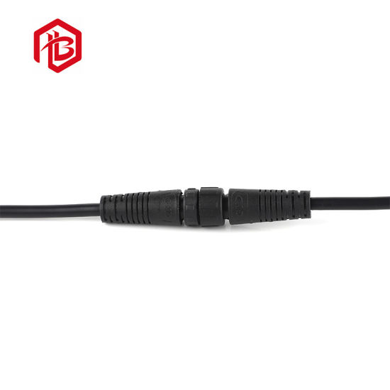 M12-Typ männlicher weiblicher Kabelstecker
